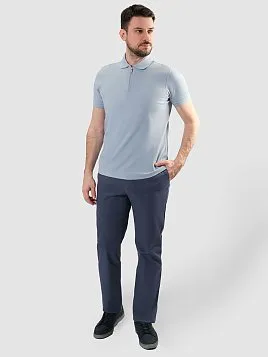 РУБАШКА-ПОЛО МУЖСКАЯ PEPLOS TSP25015-R ГОЛУБОЙ