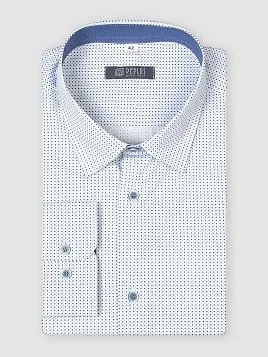 СОРОЧКА МУЖСКАЯ PEPLOS SH21007-SL БЕЛЫЙ