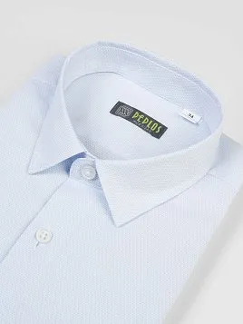 СОРОЧКА ПОДРОСТКОВАЯ PEPLOS SH23T063-R ГОЛУБОЙ