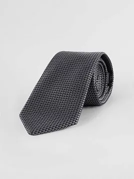 ГАЛСТУК МУЖСКОЙ PEPLOS СЕРЫЙ. МИКРОДИЗАЙН (400/156840-5)