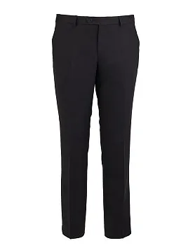 ЧЁРНЫЕ ОДНОТОННЫЕ БРЮКИ TR27096-234