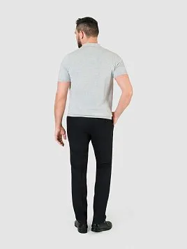ТРИКОТАЖНАЯ РУБАШКА МУЖ. PEPLOS KN24SH035 СЕРЫЙ