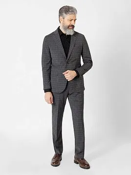 КОСТЮМ МУЖСКОЙ PEPLOS SU21019-R ТЕМНО-СЕРЫЙ