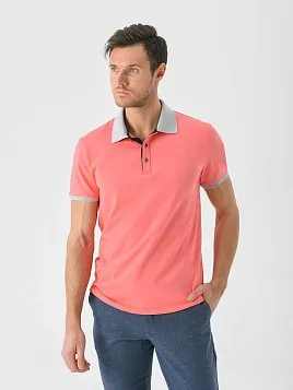 РУБАШКА-ПОЛО МУЖСКАЯ PEPLOS TS21006-P ПУРПУРНО-РОЗОВЫЙ