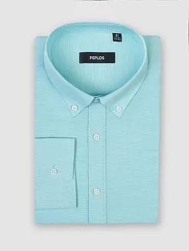 СОРОЧКА МУЖСКАЯ PEPLOS SH24245-R ЗЕЛЕНЫЙ
