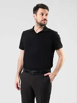 РУБАШКА-ПОЛО МУЖСКАЯ PEPLOS TSP25003-R ЧЁРНЫЙ