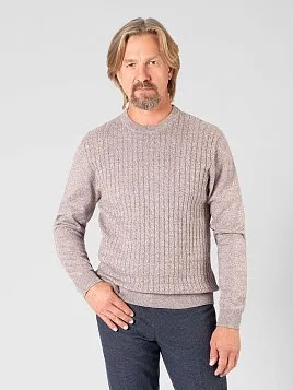 ДЖЕМПЕР МУЖСКОЙ PEPLOS KN22J018 БЕЖЕВЫЙ