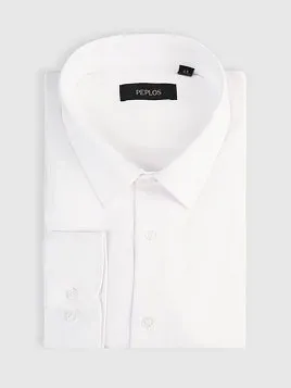 СОРОЧКА МУЖСКАЯ PEPLOS SH25013-SL БЕЛЫЙ