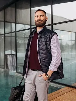 ФУТБОЛКА МУЖСКАЯ PEPLOS TS23109-R БОРДОВЫЙ