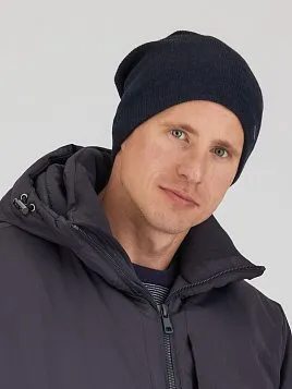 МУЖСКАЯ ШАПКАHM2611 ТЕМНО-СИНЯЯ