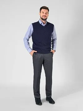 ЖИЛЕТ МУЖСКОЙ PEPLOS KN24V009 СИНИЙ