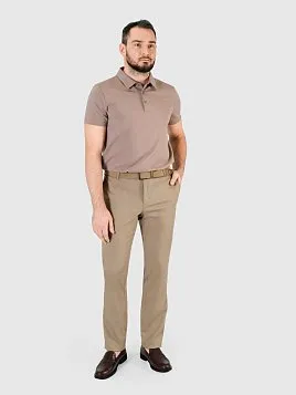 РУБАШКА-ПОЛО МУЖСКАЯ PEPLOS TS24015-P БЕЖЕВЫЙ