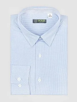 СОРОЧКА ПОДРОСТКОВАЯ PEPLOS SH22T062-C ГОЛУБОЙ