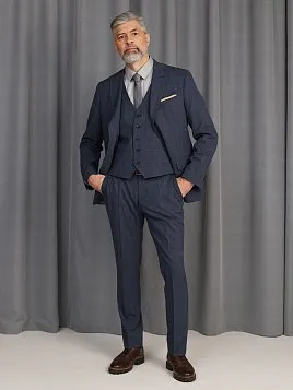 ЖИЛЕТ МУЖСКОЙ PEPLOS V25153-004 СИНИЙ