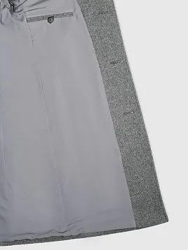ПАЛЬТО МУЖСКОЕ PEPLOS OW2551-CT СЕРЫЙ