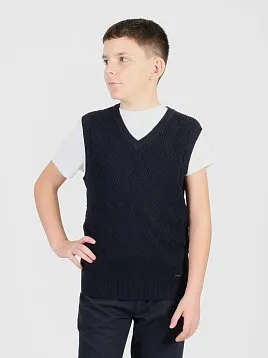 ЖИЛЕТ ДЛЯ МАЛЬЧИКА PEPLOS JKN24V003 ТЕМНО-СИНИЙ