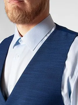 ЖИЛЕТ МУЖСКОЙ CLAUDIO VERDI V21033 СИНИЙ ОТ КОСТЮМА