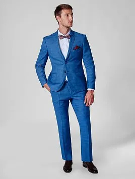КОСТЮМ МУЖСКОЙ PEPLOS SU20024-SL ГОЛУБОЙ