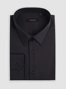 МУЖСКАЯ СОРОЧКА SH26183-SL СЕРАЯ