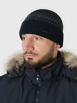 ШАПКА МУЖСКАЯ PEPLOS HM2404 ТЕМНО-СИНИЙ