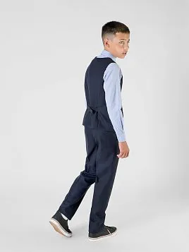 ЖИЛЕТ ДЛЯ МАЛЬЧИКА PEPLOS V23J013-350 СИНИЙ