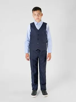 ЖИЛЕТ ДЛЯ МАЛЬЧИКА PEPLOS V23J013-350 СИНИЙ