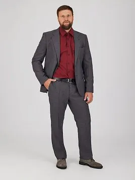 МУЖСКОЙ КОСТЮМ SU26017-С СЕРЫЙ