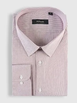 СОРОЧКА МУЖСКАЯ PEPLOS SH25121-C БОРДОВЫЙ