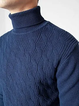 СВИТЕР МУЖСКОЙ PEPLOS KN22S026 СИНИЙ