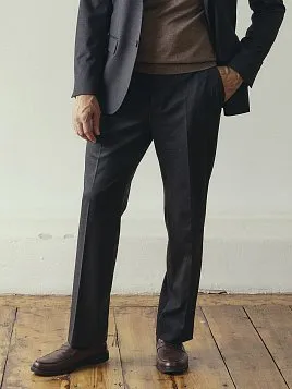 СЕРЫЙ МУЖСКОЙ КОСТЮМ ИЗ ЭЛАСТИЧНОЙ ТКАНИ SU26122-R