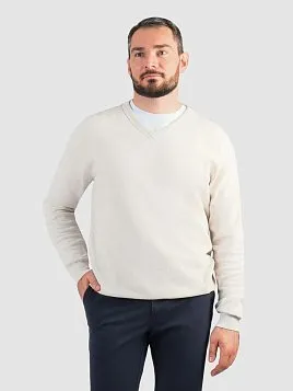 ПУЛОВЕР МУЖСКОЙ PEPLOS KN25P029 БЕЖЕВЫЙ