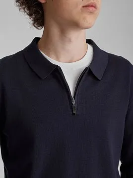 ДЖЕМПЕР ПОДРОСТКОВЫЙ ПОЛО PEPLOS JKN25J009 ТЕМНО-СИНИЙ