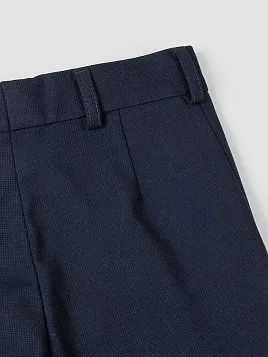 БРЮКИ ДЛЯ МАЛЬЧИКА МЛ. ШКОЛА PEPLOS TR22B006-347 СИНИЙ (Утепленные/Флис)