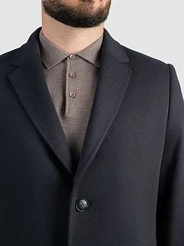 ПАЛЬТО МУЖСКОЕ PEPLOS OW2506-CT ТЕМНО-СИНИЙ