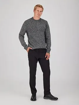 МУЖСКОЙ  ДЖЕМПЕР KN26J015 ТЕМНО-СЕРЫЙ