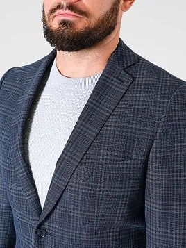 ПИДЖАК МУЖСКОЙ PEPLOS JA23112-R ТЕМНО-СЕРЫЙ