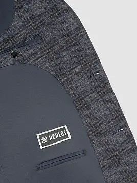 ПИДЖАК МУЖСКОЙ PEPLOS JA24113-C ТЕМНО-СИНИЙ