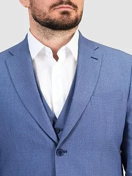 КОСТЮМ МУЖСКОЙ PEPLOS SU25151-SL ГОЛУБОЙ