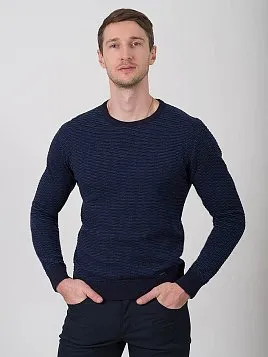 ДЖЕМПЕР МУЖСКОЙ PEPLOS KN20J017 СИНИЙ