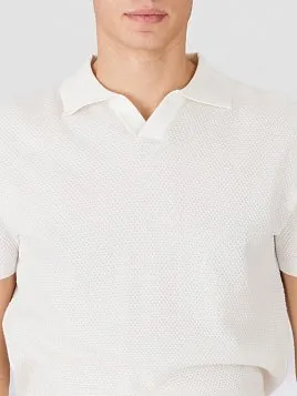 ТРИКОТАЖНАЯ РУБАШКА PEPLOS KN26SH035 БЕЛАЯ