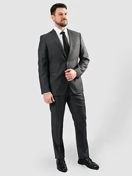 КОСТЮМ МУЖСКОЙ PEPLOS SU25016-SL ТЕМНО-СЕРЫЙ