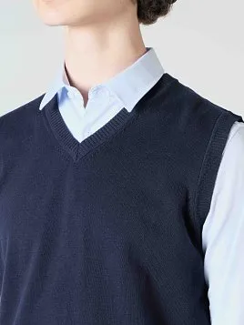 ЖИЛЕТ ПОДРОСТКОВЫЙ PEPLOS JKN24V001 ТЕМНО-СИНИЙ