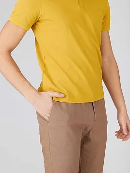 БРЮКИ С ЭЛАСТИЧНЫМ ПОЯСОМ P2613-R БЕЖЕВЫЕ