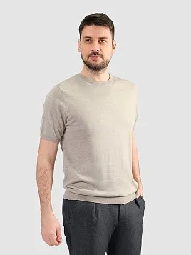 ДЖЕМПЕР МУЖСКОЙ PEPLOS KN25TS048 БЕЖЕВЫЙ