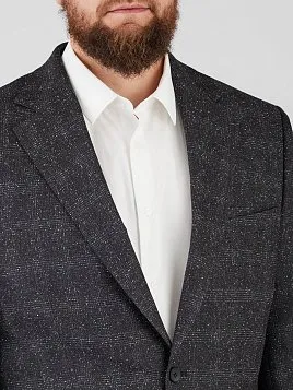 ЧЁРНЫЙ МУЖСКОЙ ПИДЖАК JA26120-С 