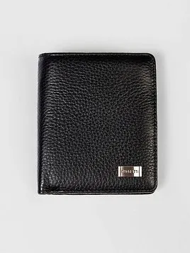 ПОРТМОНЕ ЧЕРНЫЙ НАТУРАЛЬНАЯ КОЖА