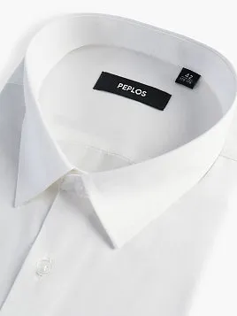 СОРОЧКА МУЖСКАЯ PEPLOS SHB001-K-SL БЕЛЫЙ