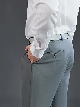 ЛЕТНИЙ КОСТЮМ PEPLOS С НАКЛАДНЫМИ КАРМАНАМИ SU26802-R ЗЕЛЕНЫЙ