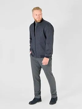 ПИДЖАК-БОМБЕР МУЖСКОЙ PEPLOS JA22017 ТЕМНО-СИНИЙ