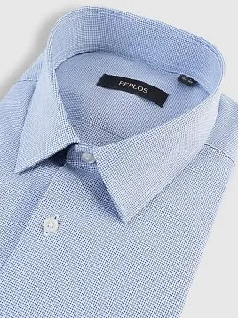 СОРОЧКА МУЖСКАЯ PEPLOS SH25133-SL СИНИЙ
